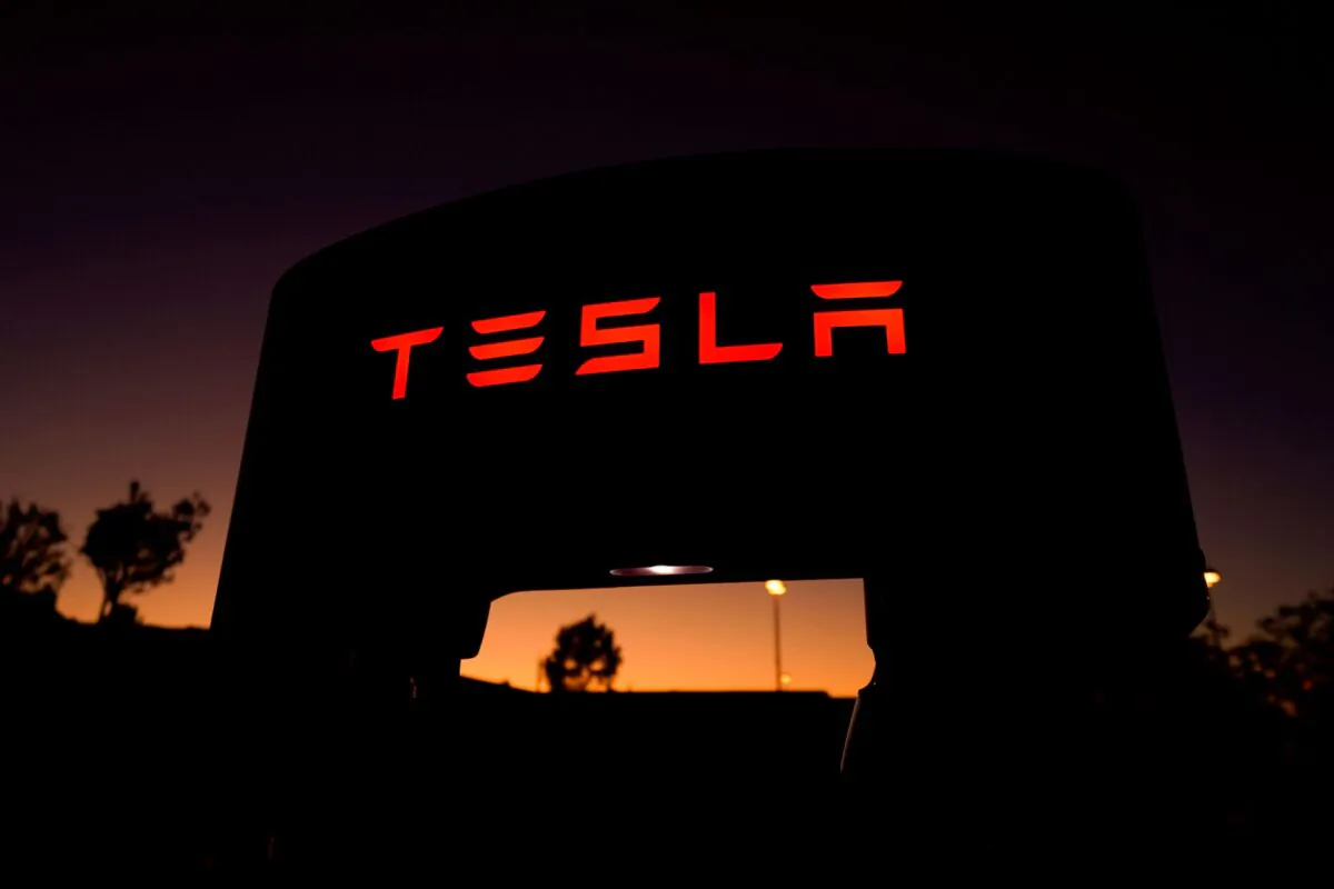 A Tesla supercharger is shown at a charging station in Santa Clarita, Calif., on Oct. 2, 2019. (Mike Blake/Reuters)