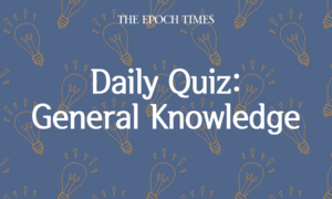 Daily Quiz: General Knowledge