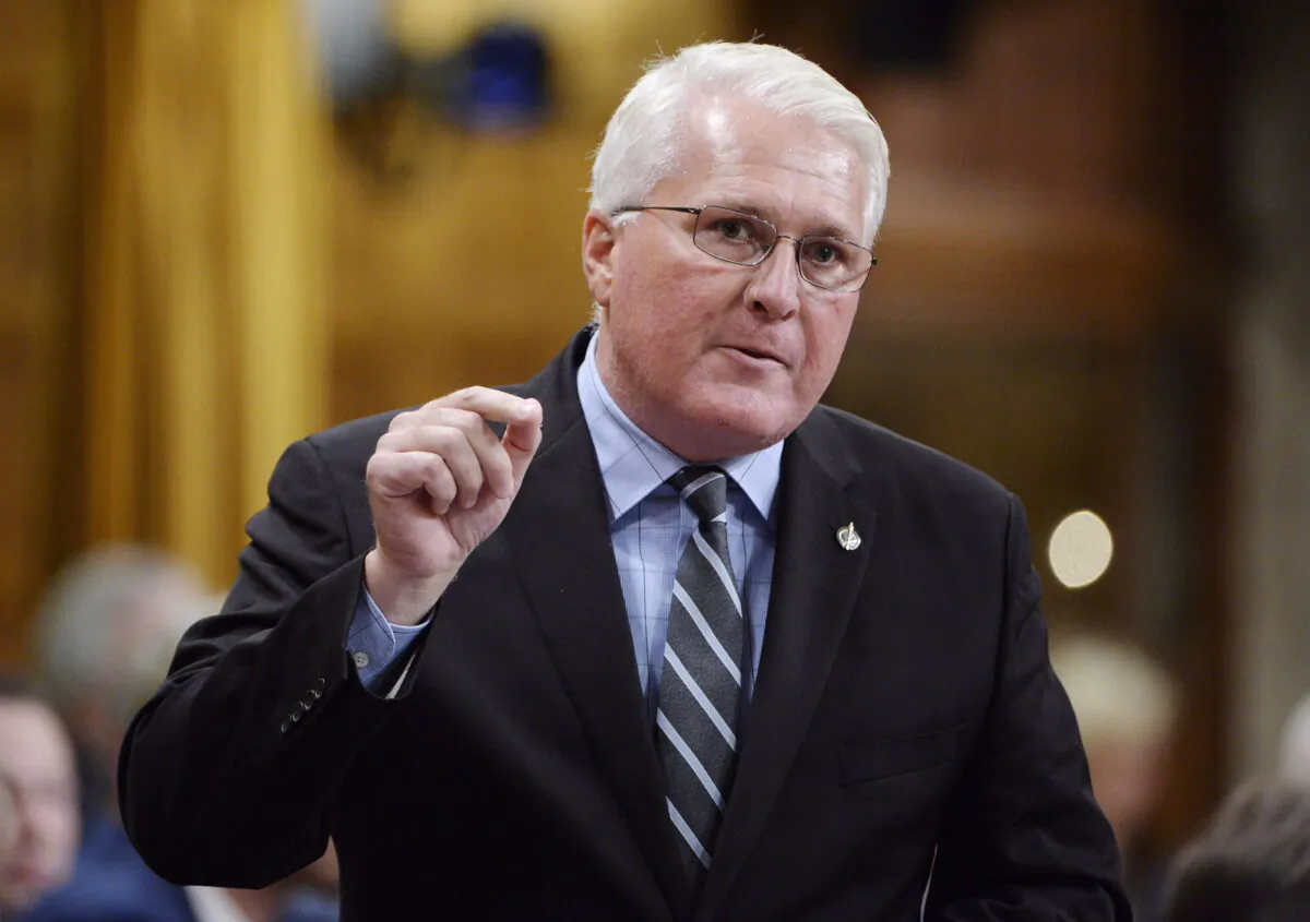 Conservative MP John Brassard is in the House of Commons on Parliament Hill in Ottawa on Sept. 20, 2018. (The Canadian Press/Adrian Wyld)