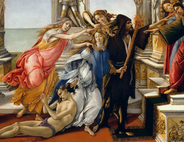 Calumny of Apelles (detail), Botticelli