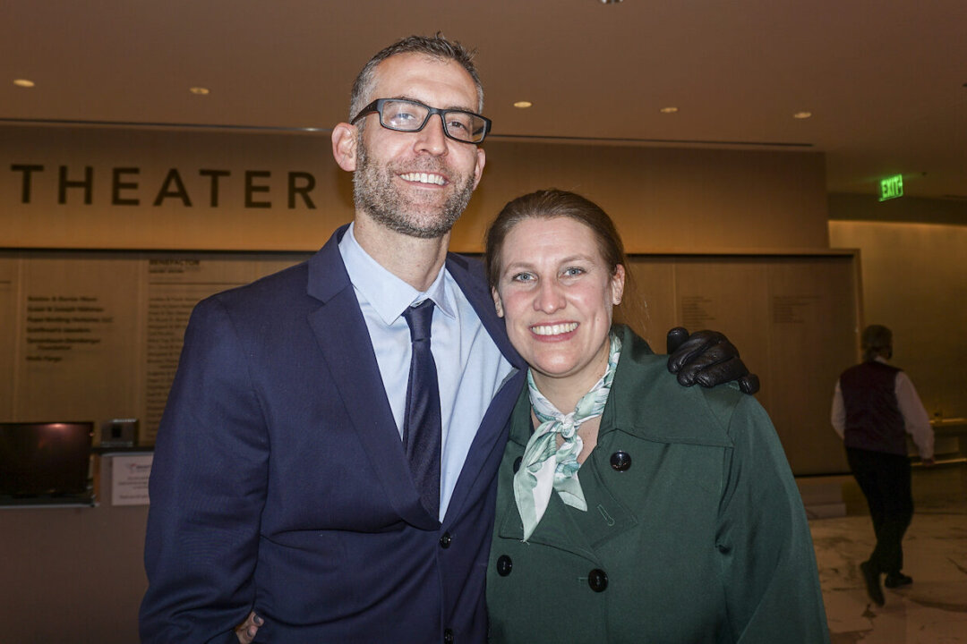 Thane and Ruth Hisaw attended Shen Yun Performing Arts at Steven Tanger Center for the Performing Arts, Greensboro, North Carolina, on Jan. 4, 2022. (Yawen Hung/The Epoch Times)