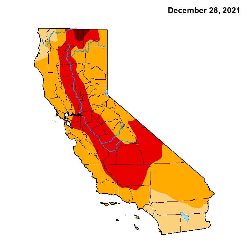 Never rains in california