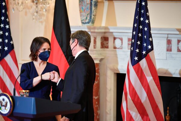 Secretary of State Antony Blinken and German Foreign Minister Annalena Baerbock