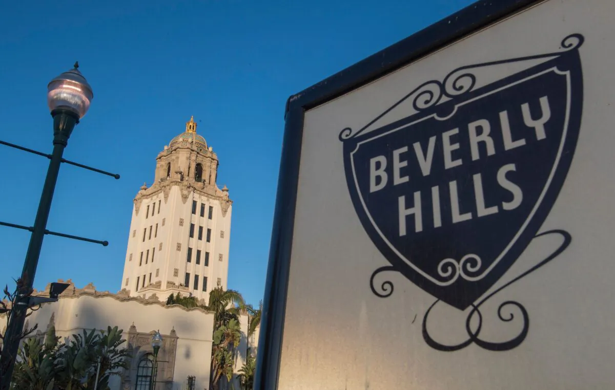 View of the Beverly Hills City Hall in Beverly Hills, Calif., on Aug. 29, 2019. (Mark Ralston/AFP via Getty Images)