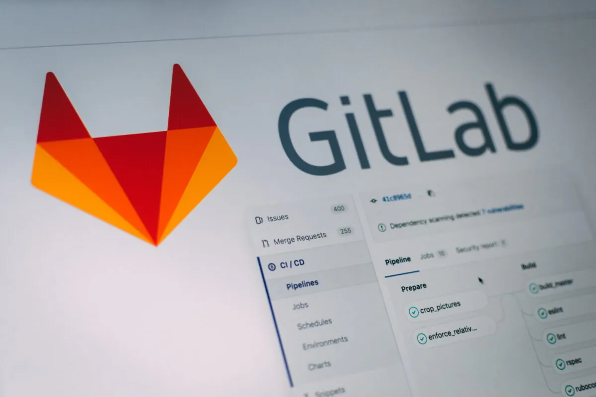 A stock photo containing Gitlab logo. (Pankaj Patel/Unsplash)