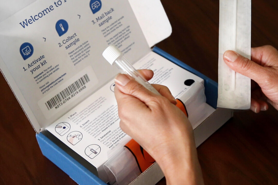 An at-home COVID-19 nasal swab testing kit provided by the Los Angeles County Home Test Collection program, which provides test kits to county residents for free via mail, is seen in this file photo. (Courtesy of the County of Los Angeles)