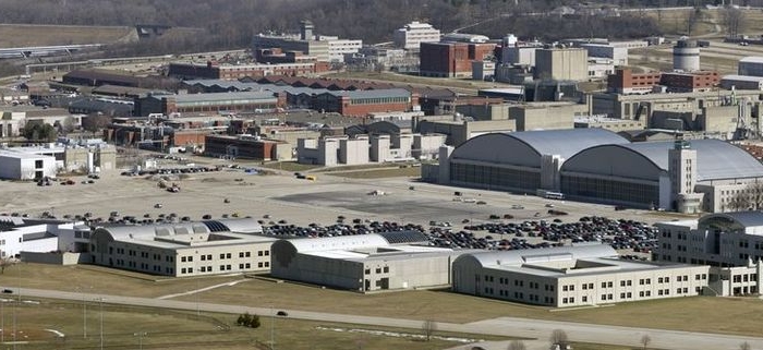 Wright-Patterson Air Force base in Dayton, Ohio, has received more than 10,000 vaccine exemption requests from military members and civilian workers, but as of Jan. 7 has denied thousands, according to information from the base. (Courtesy of militarybases.com)