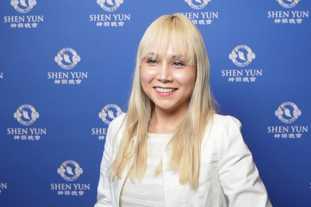 Julia Mechler at Shen Yun Performing Arts in Baltimore.on Jan. 8, 2022. (NTD)