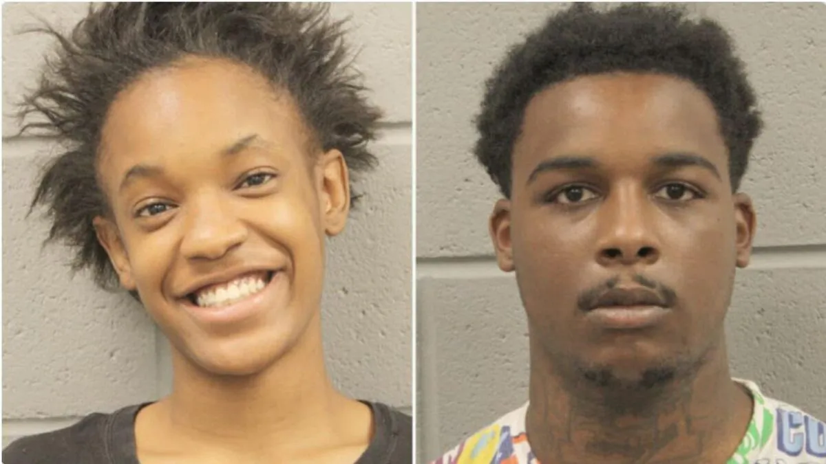 Sahara Ervin (L) and Travion Thompson. (Houston Police Department)