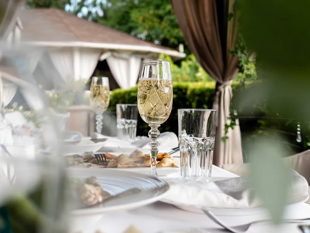 Champagne, and other top-quality sparkling wines, usually have sufficient acid to work with almost all forms of food. (Dmitriy Utlanov/Shutterstock)