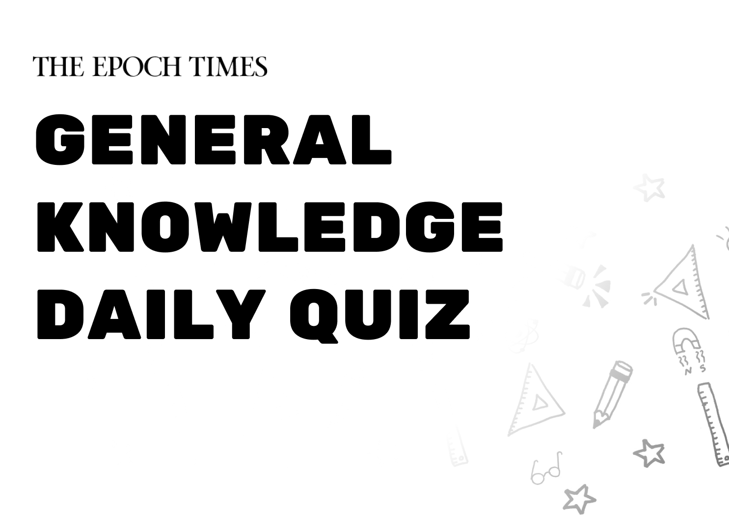 Daily Quiz: General Knowledge