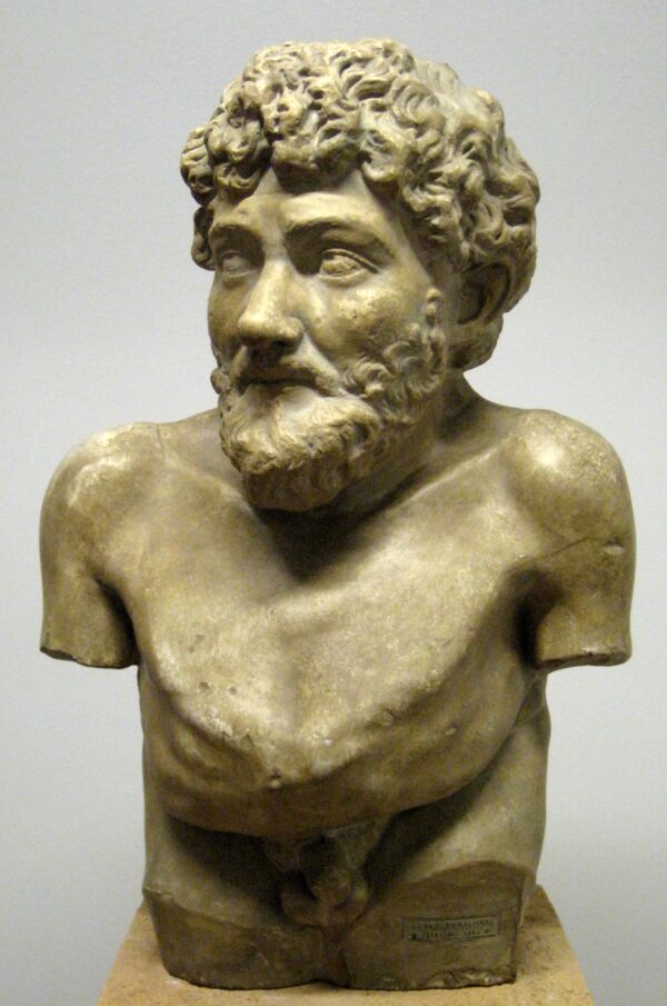 Aesop-hellenistic bust