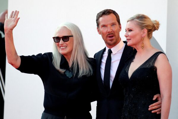 Director Jane Campion, actor Benedict Cumberbatch and actor Kirsten Dunst