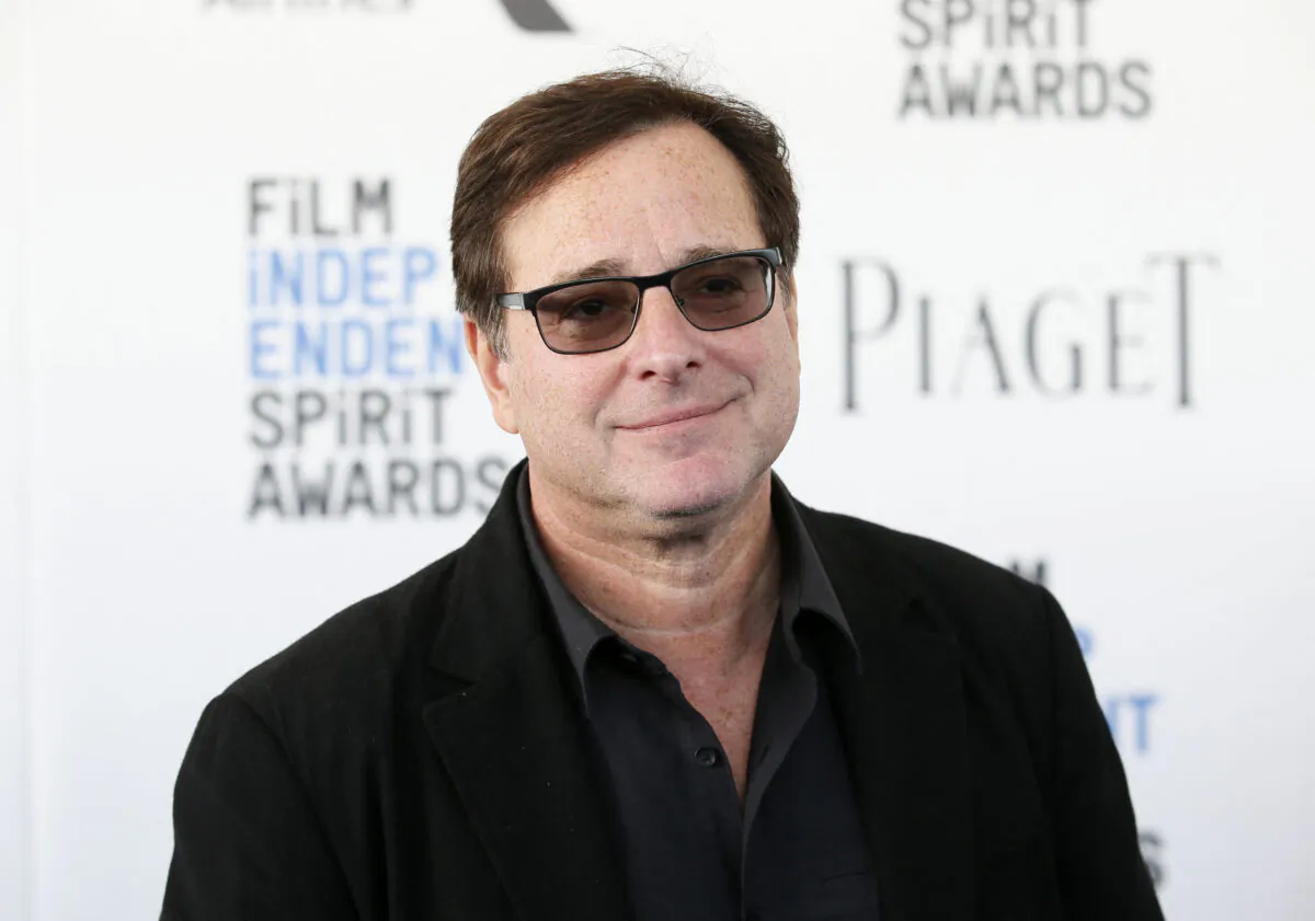 Actor Bob Saget arrives at the 2017 Film Independent Spirit Awards in Santa Monica, Calif., on Feb. 25, 2017. (Danny Moloshok/Reuters)