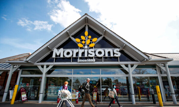 A Morrisons store in St. Albans, Britain on Sept. 10, 2020. (Peter Cziborra/ Reuters)