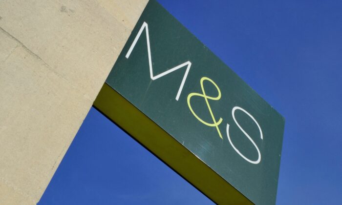 A branch of retail store Marks & Spencer is seen in central London, on April 6, 2011. (Toby Melville/Reuters)
