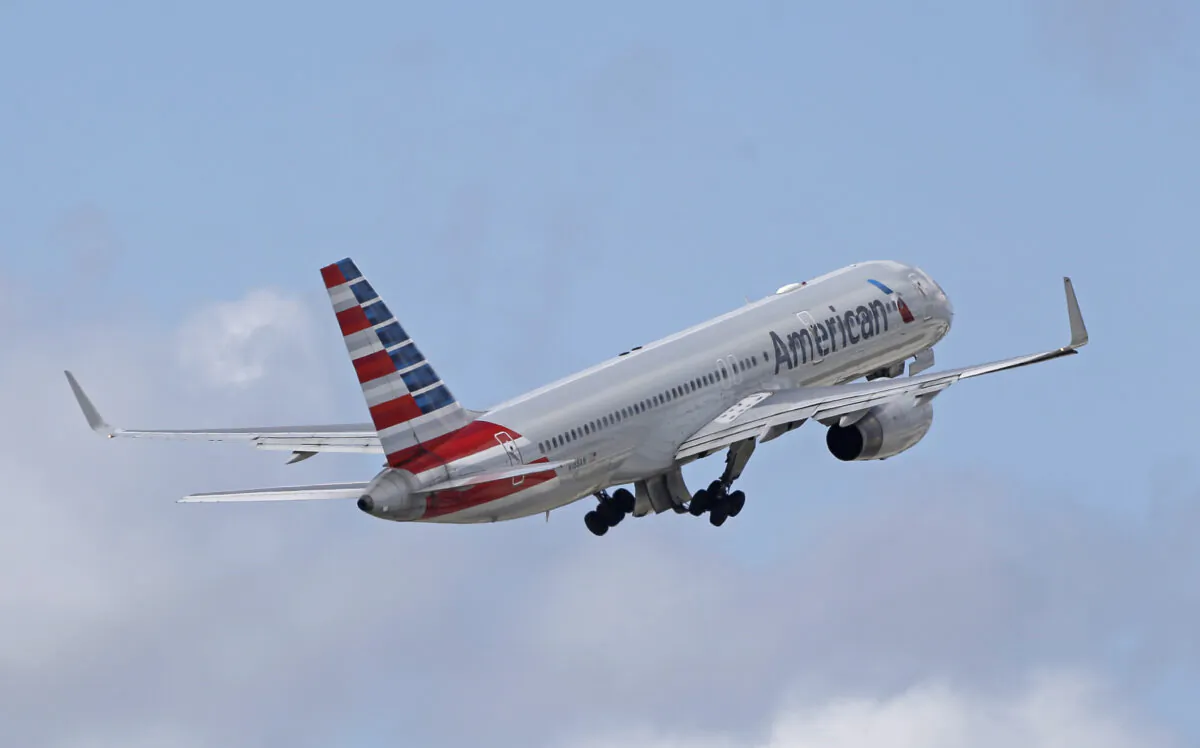 An American Airlines passenger jet takes off from Miami International Airport in Miami, on June 3, 2016. (Alan Diaz/AP Photo)