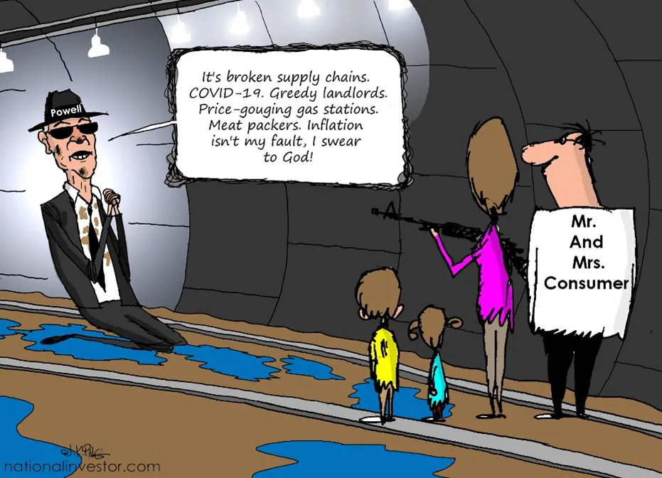 Consumers blaming inflation on Federal Reserve Chairman Jerome Powell. (Source: Jerry King)