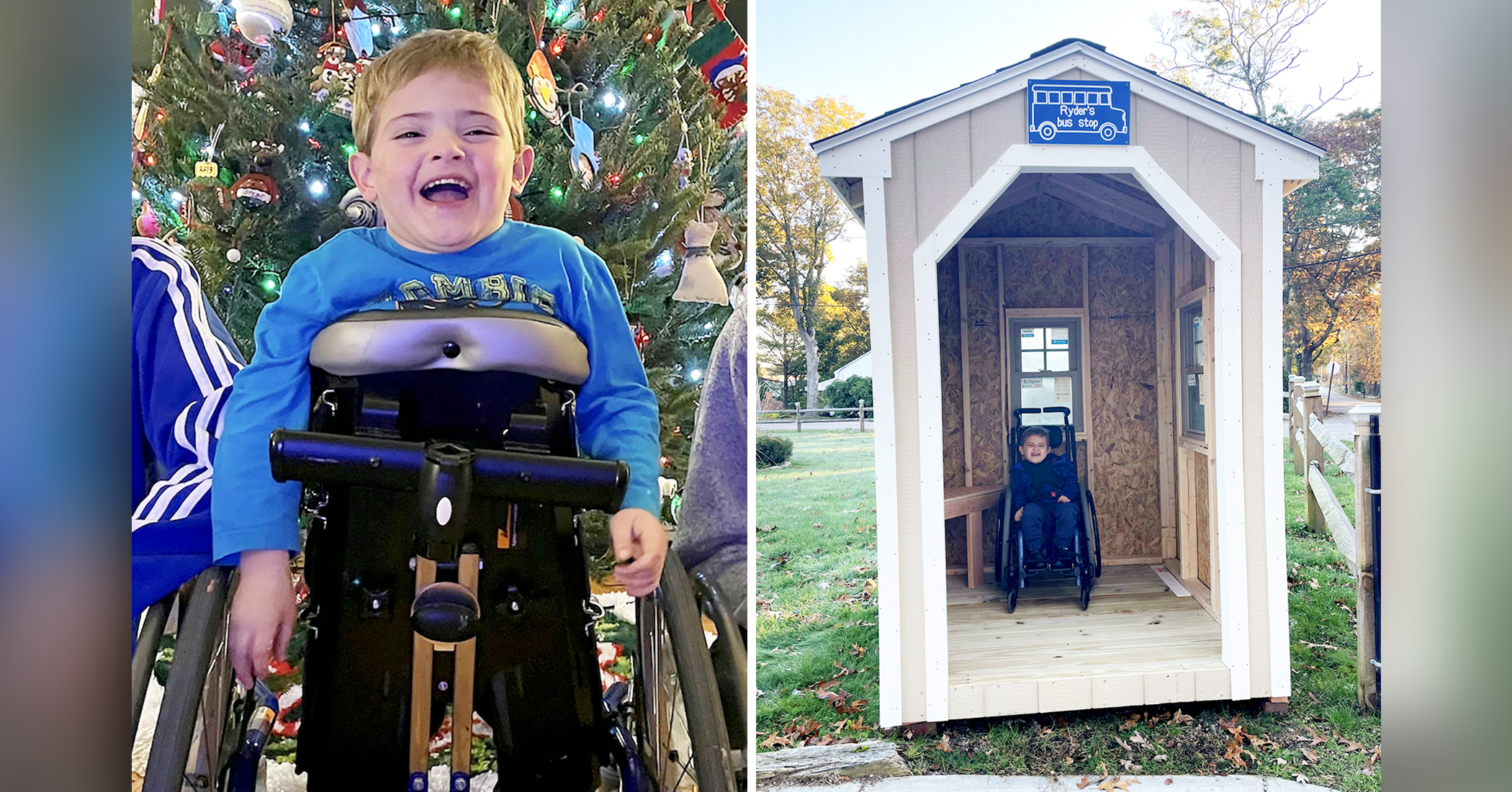 Teens Build Bus Stop Shelter for a 5-Year-Old Wheelchair User to Protect Him From Bad Weather - Vimarsana News