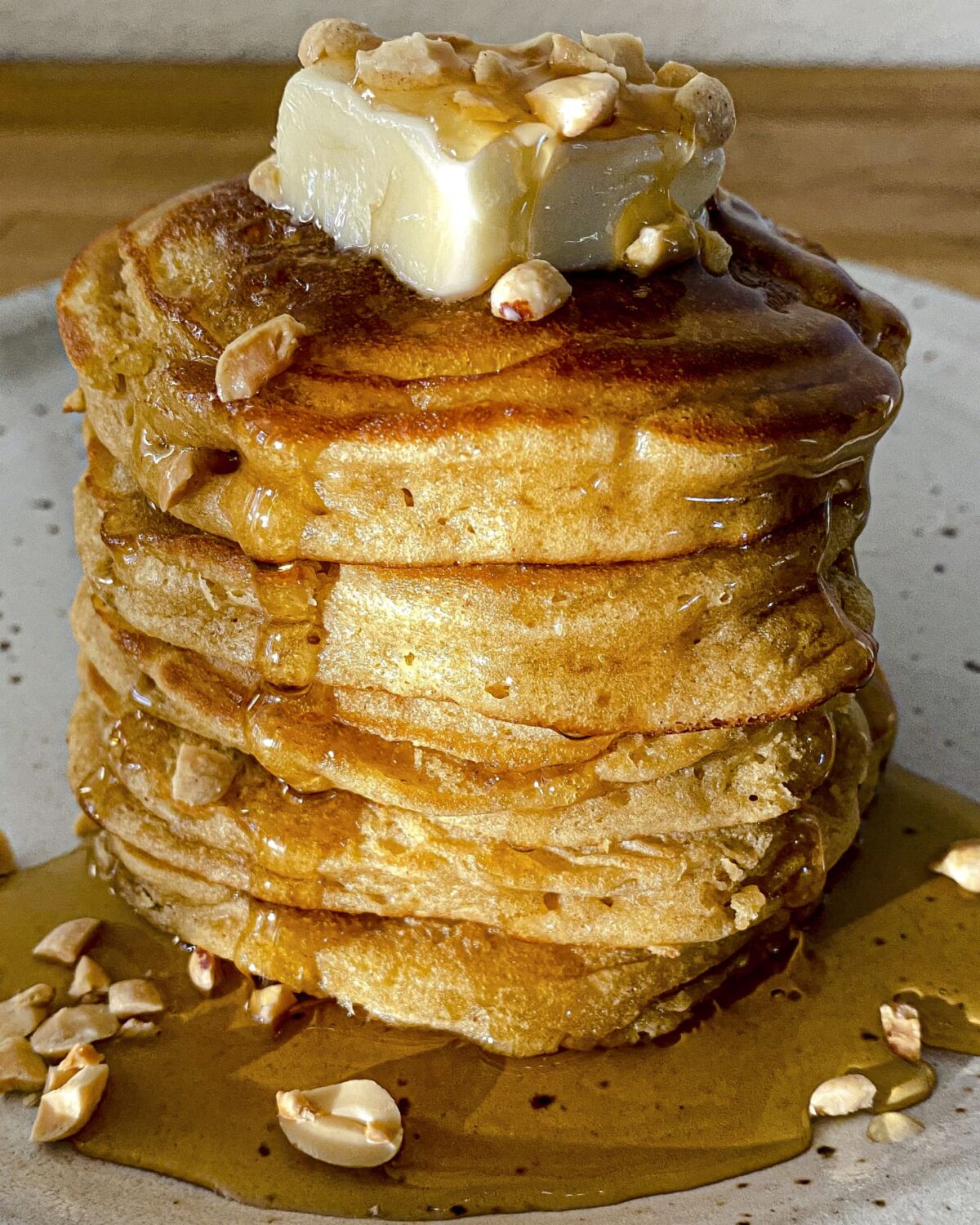 These pillowy pancakes are the perfect blend of sweet and salty. (Christopher Testani/TNS)