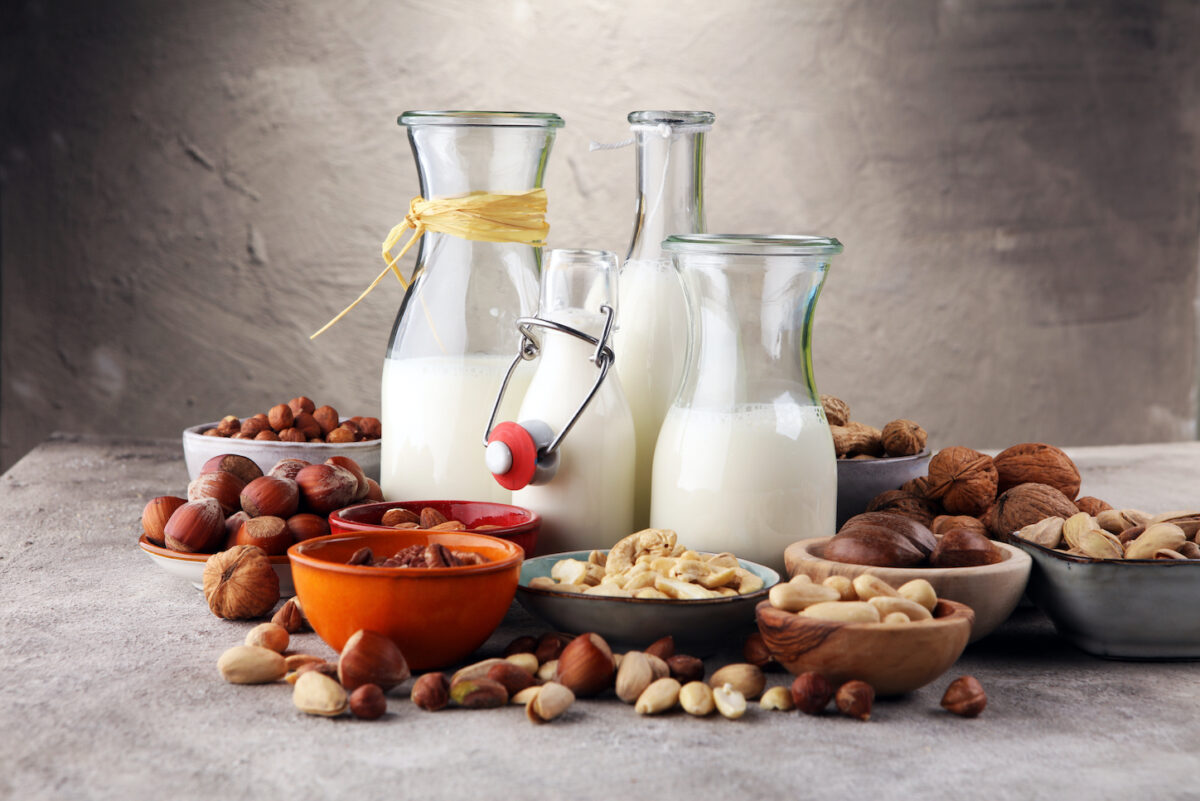 Alternative milk beverages are growing in popularity, offering consumers an ever-growing selection of nutrients and flavors.(beats1/Shutterstock)