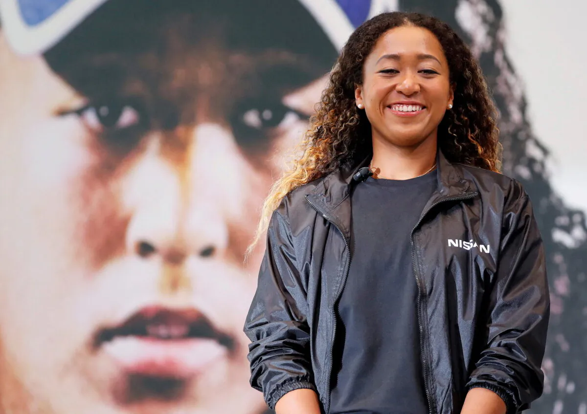 Naomi Osaka attends a contract signing ceremony at Nissan's global headquarters in Yokohama, Japan, on Sept. 13, 2018. (Toru Hanai/Reuters)