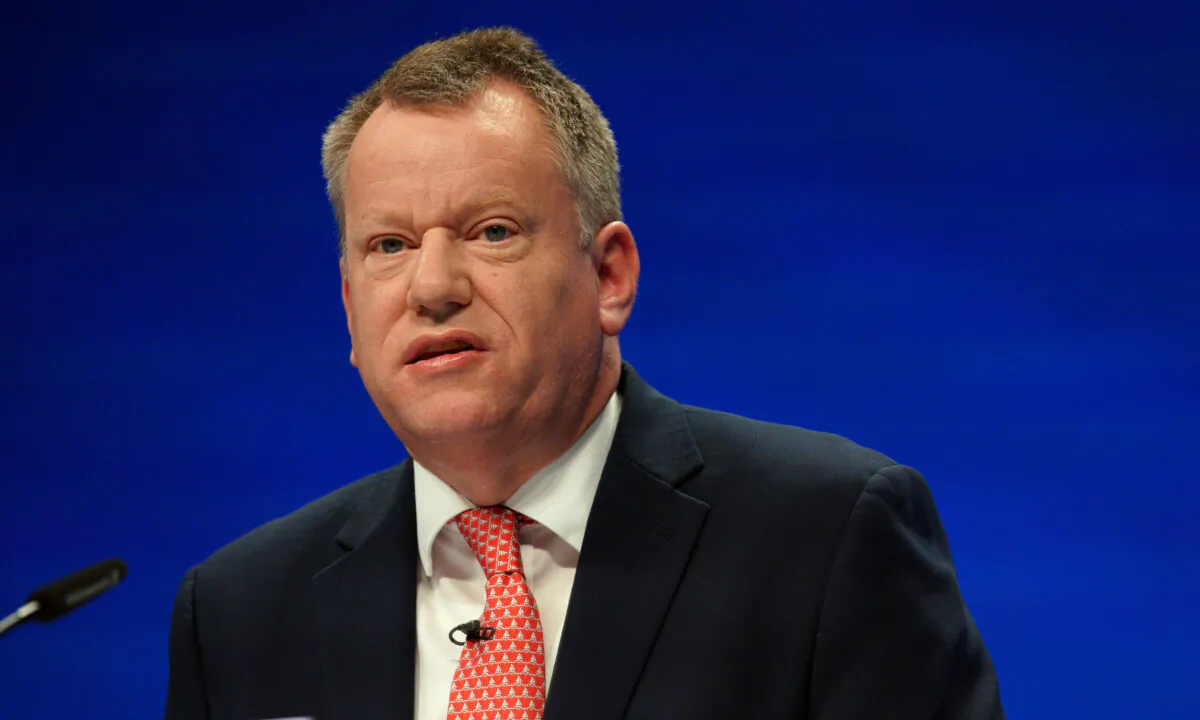 Former Brexit minister Lord David Frost on Oct. 4, 2021. (Peter Byrne/PA)