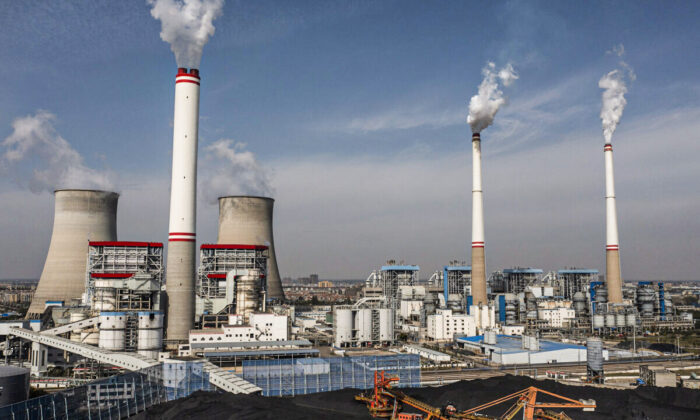 A coal fired power plant in Hanchuan, Hubei Province, China, on Nov. 11, 2021. (Getty Images)