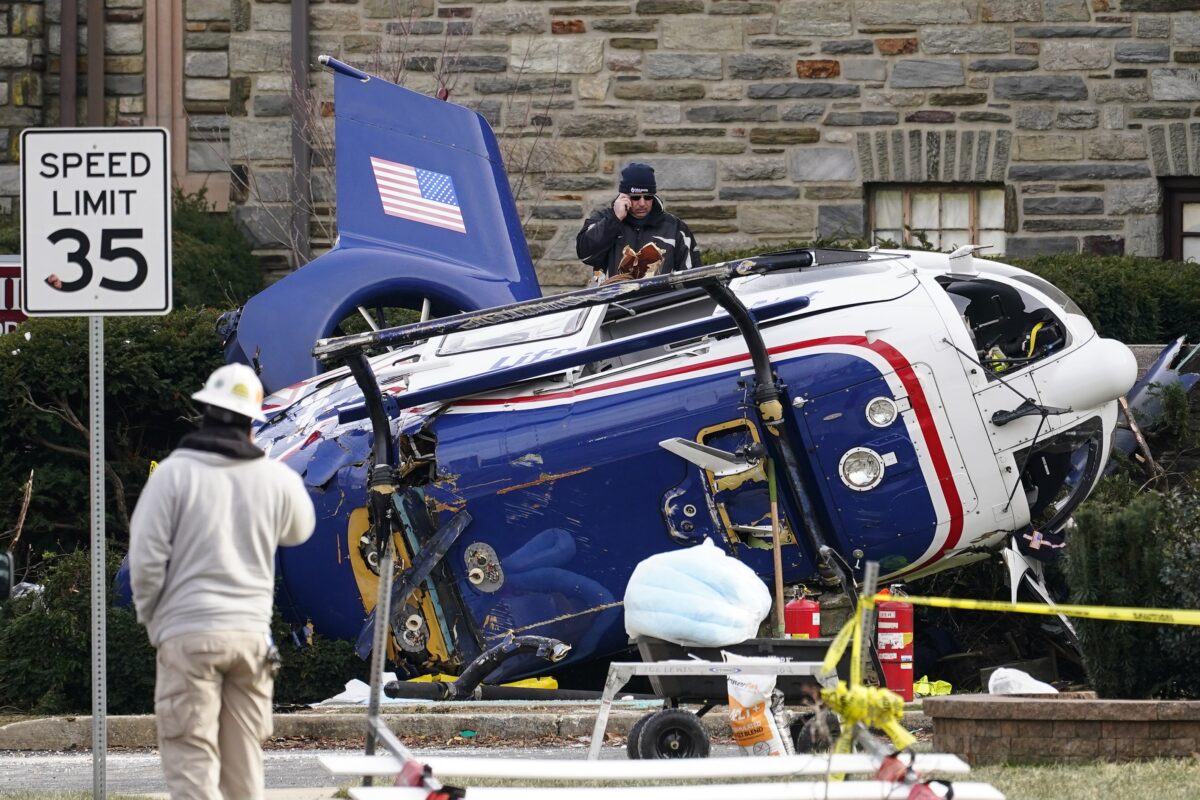 Caller at Helicopter Crash Site Told 911 Pilot Wasn't Alert