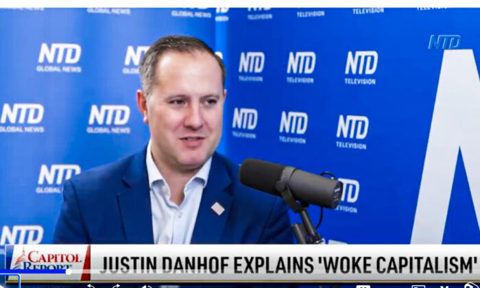 Justin Danhof, executive vice president of the National Center for Public Policy Research, on NTD’s "Capitol Report," on Jan. 3, 2022. (Screenshot/NTD)