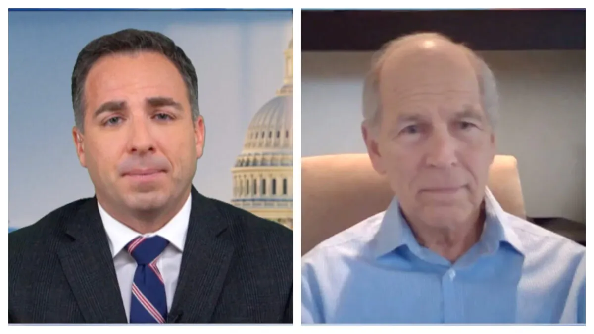 Robert Genetski in an interview with NTD's "Capitol Report" broadcast on Jan. 15, 2022. (Screenshot via The Epoch Times)