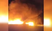 Fire Erupts Near Chemical Plant; Residents Told to Stay Away