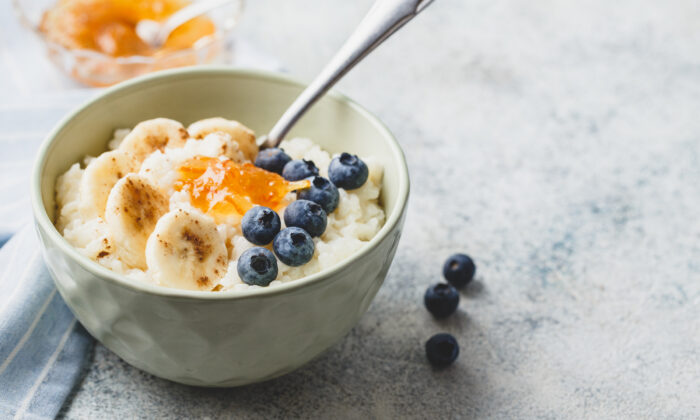 Delicious Banana Rice Pudding