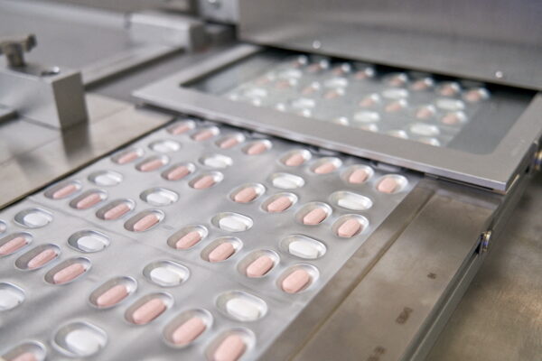 FILE PHOTO: Pfizer's COVID-19 pill, Paxlovid, is manufactured and packaged