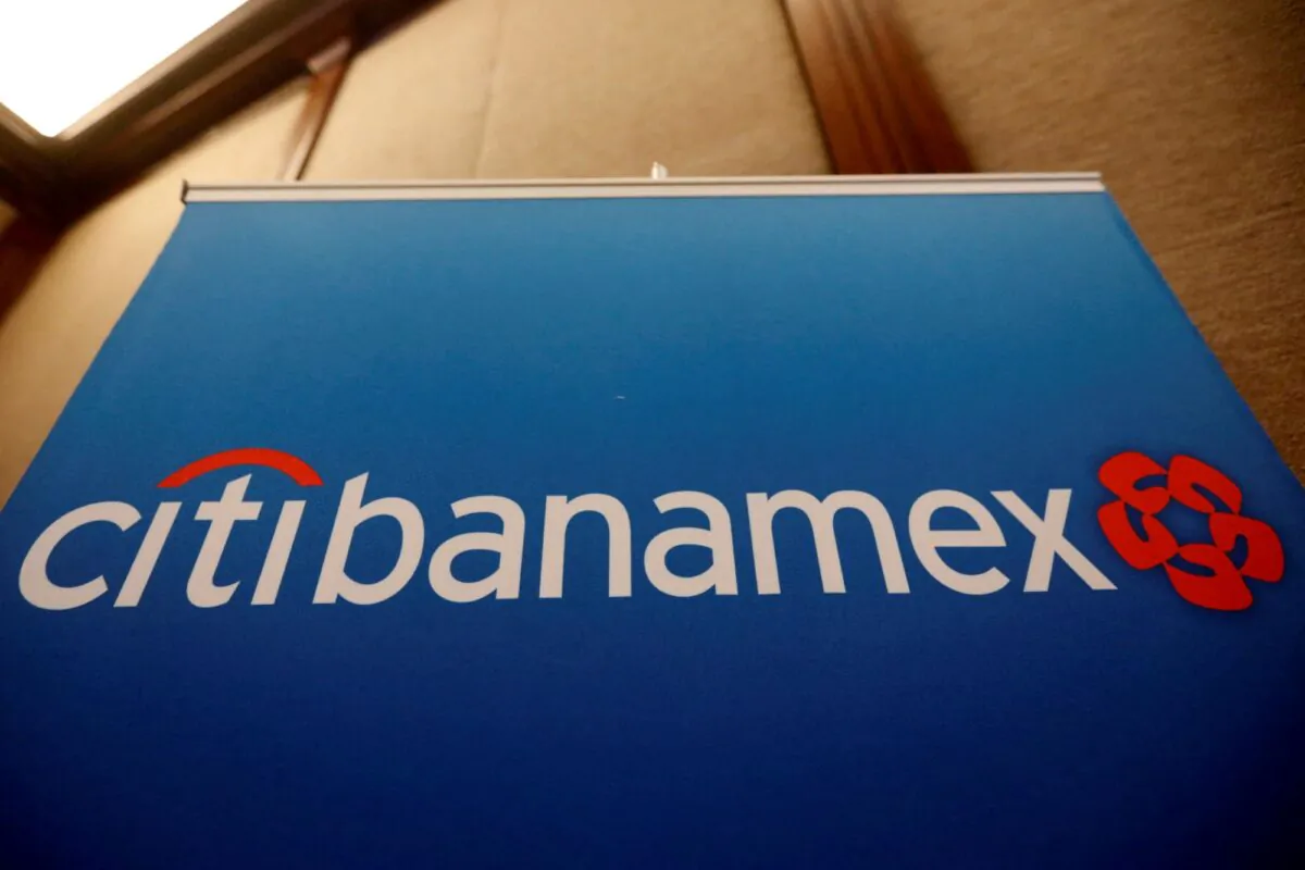 A logo of Citibanamex is pictured in Mexico City, on Feb. 22, 2018. (Edgard Garrido/Reuters)