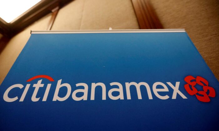 A logo of Citibanamex is pictured in Mexico City, on Feb. 22, 2018. (Edgard Garrido/Reuters)