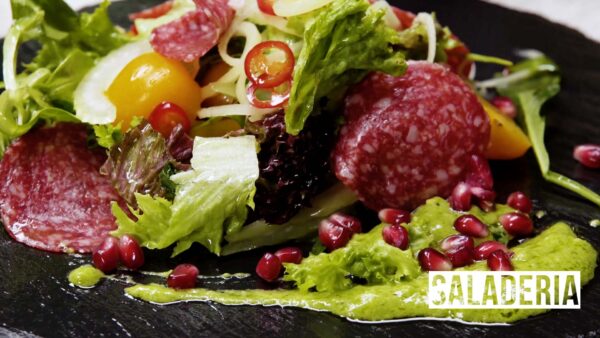 Saladeria : Salad with Leek and Anchovy Sauce