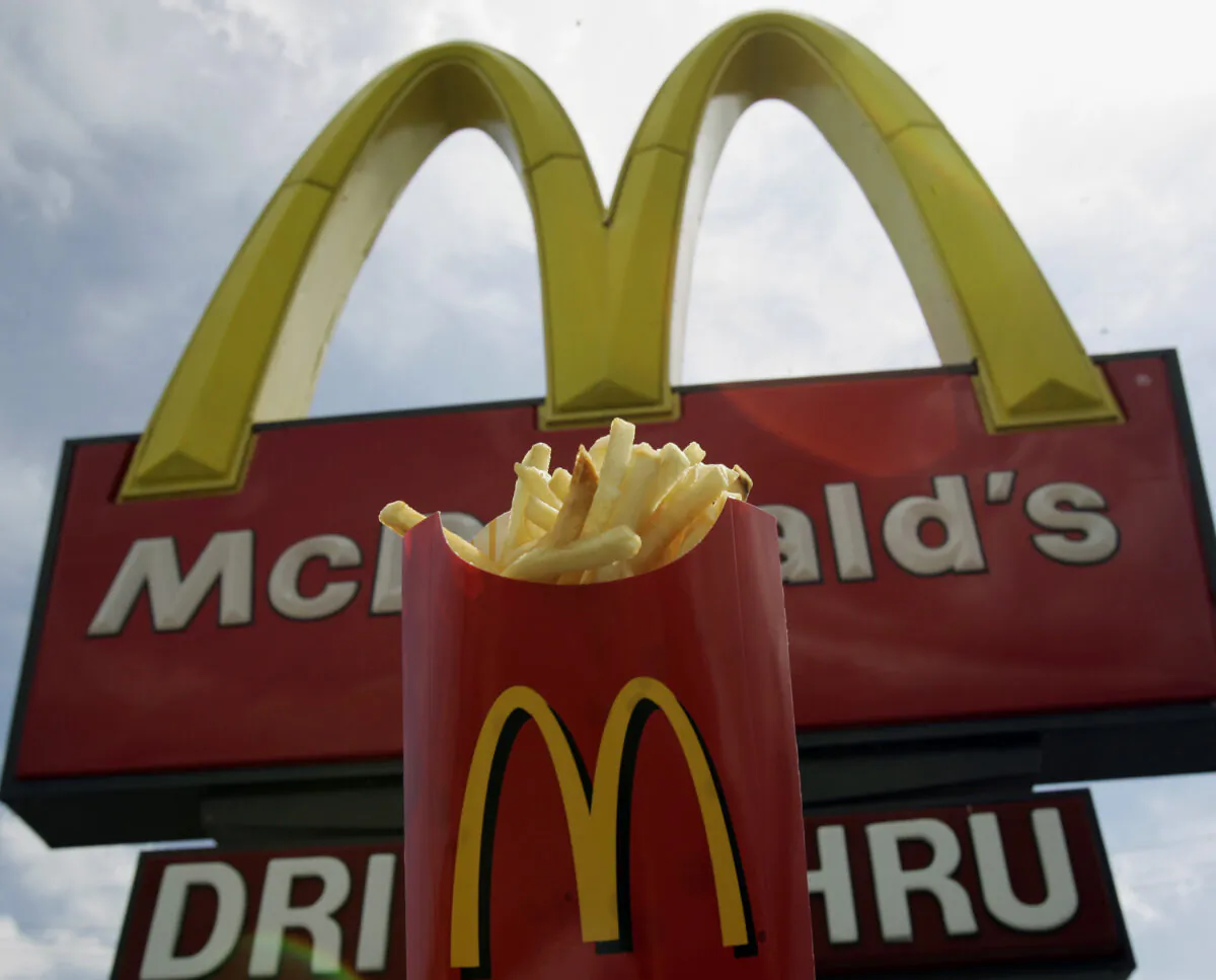 French fries from McDonald's are pictured outside a restaurant in Miami, on Sept. 27, 2006. (Robert Sullivan/AFP via Getty Images)