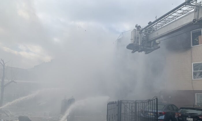 Aftermath of a fire explosion in the Bronx, New York, on Jan. 18, 2022. (FDNY)