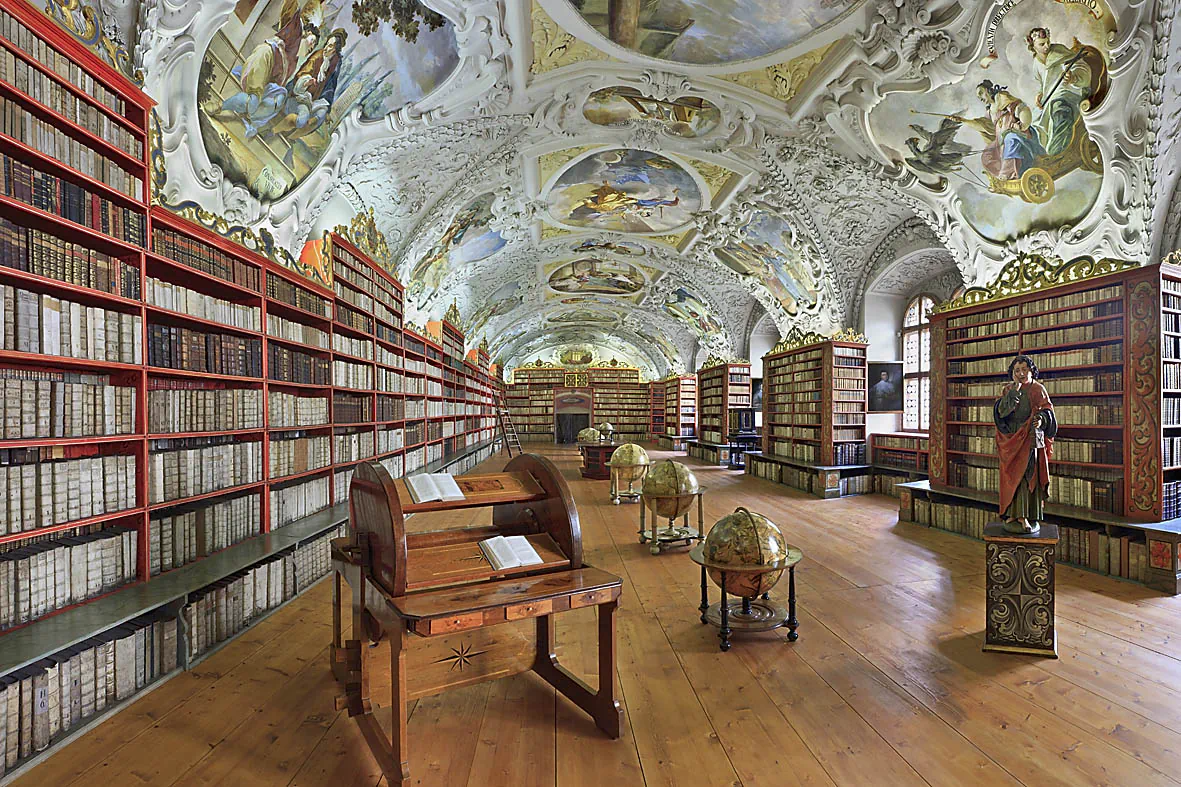 The Theological Hall at Strahov monastery and library, Prague, Czech Republic. (Photo courtesy of Strahov monastery)