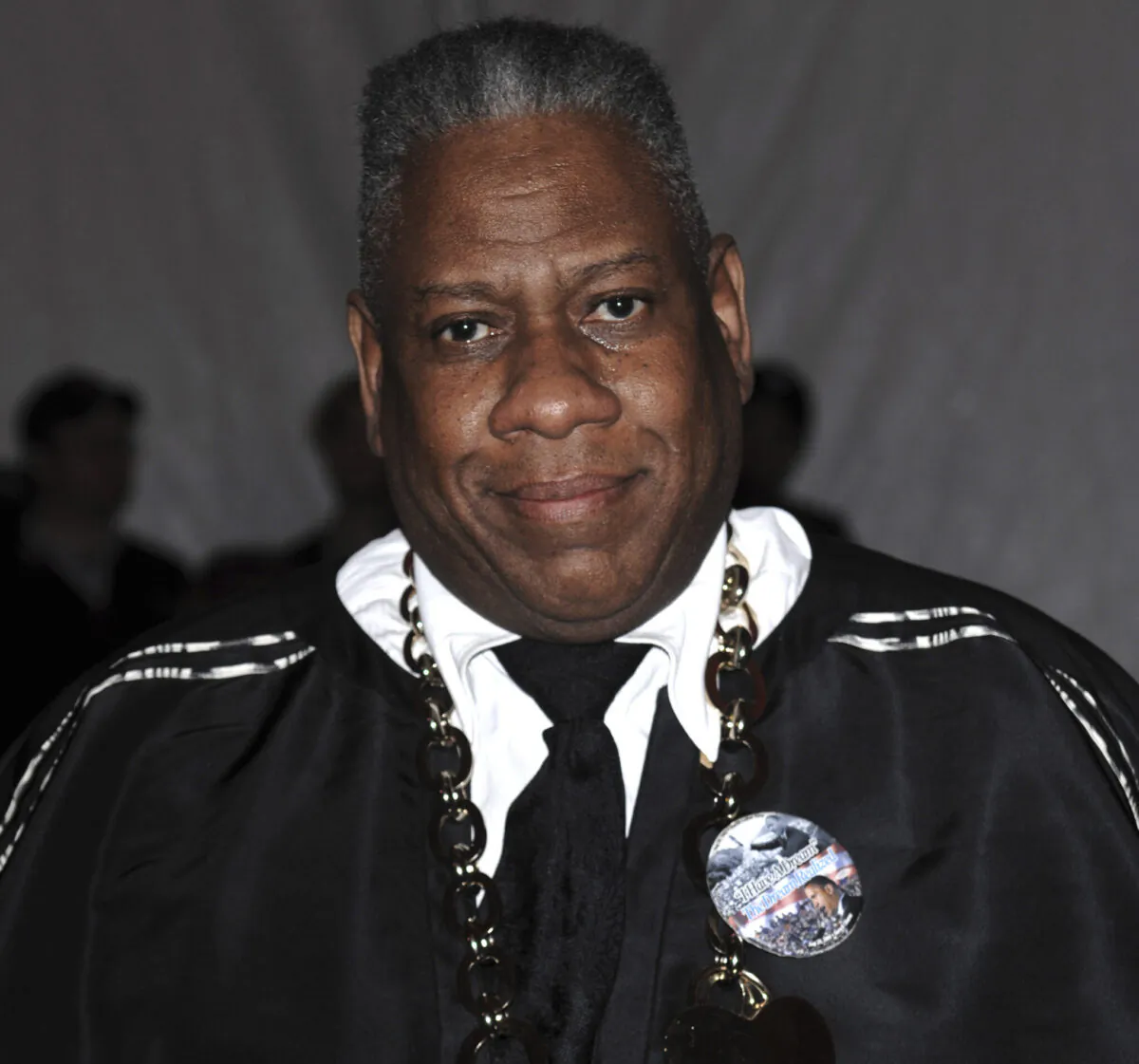 Vogue Editor-at-Large André Leon Talley arrives at the Metropolitan Museum of Art's Costume Institute Gala in New York, on May 4, 2009. (Evan Agostini/AP Photo)