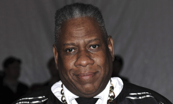 Vogue Editor-at-Large André Leon Talley arrives at the Metropolitan Museum of Art's Costume Institute Gala in New York, on May 4, 2009. (Evan Agostini/AP Photo)