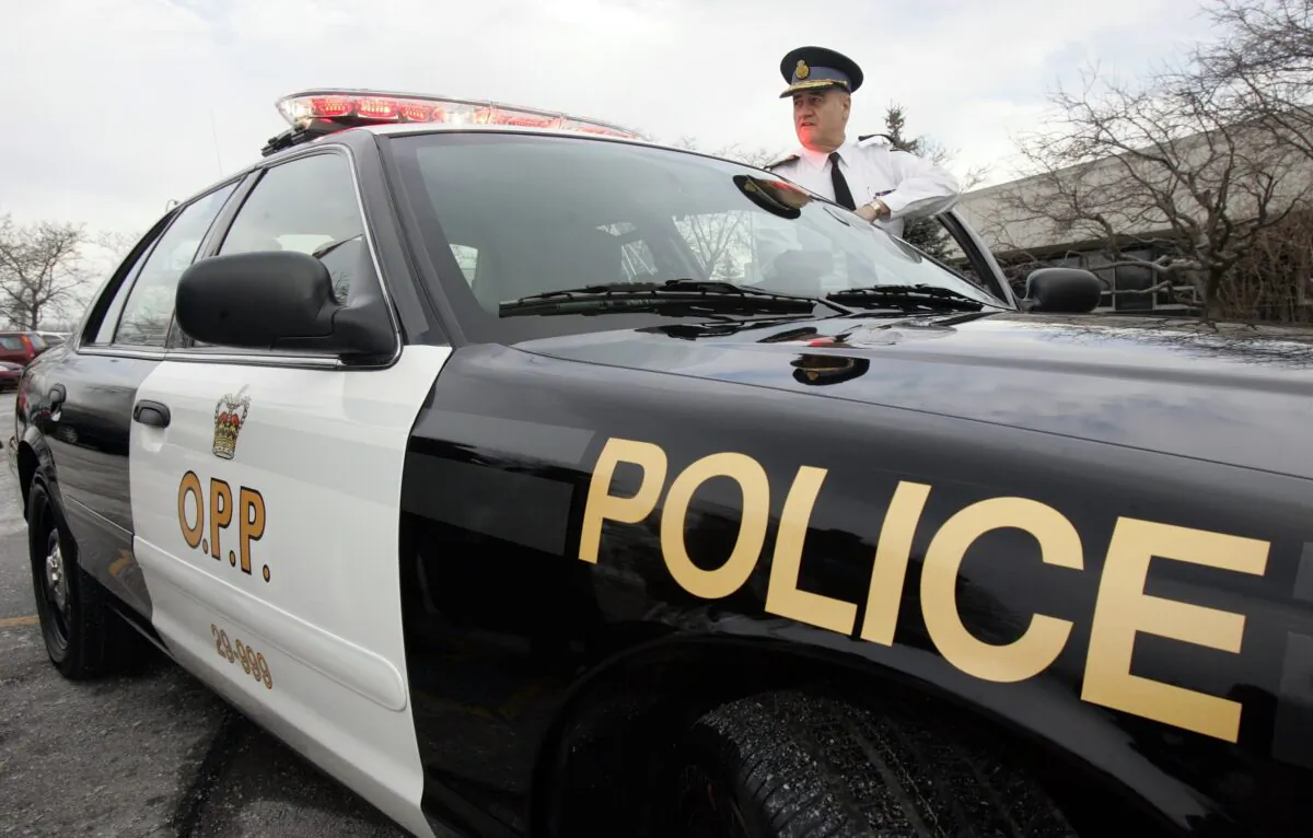 A Ontario Provincial Police cruiser is seen, Jan. 18, 2007. (The Canadian Press/Dave Chidley) 