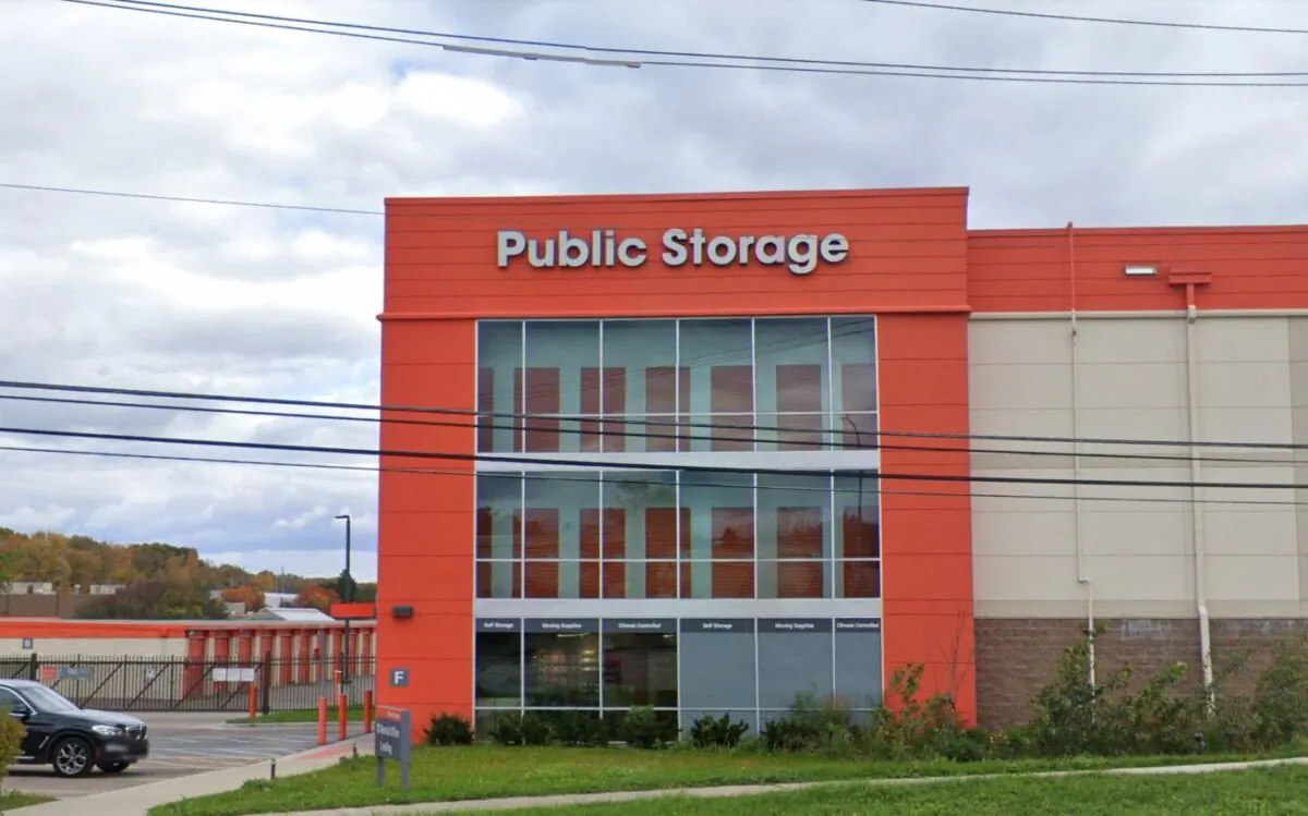 Headquarter of the American international self storage company Public Storage in Royal Oak, Mich., on November 2021. (Google Maps/Screenshot via The Epoch Times)