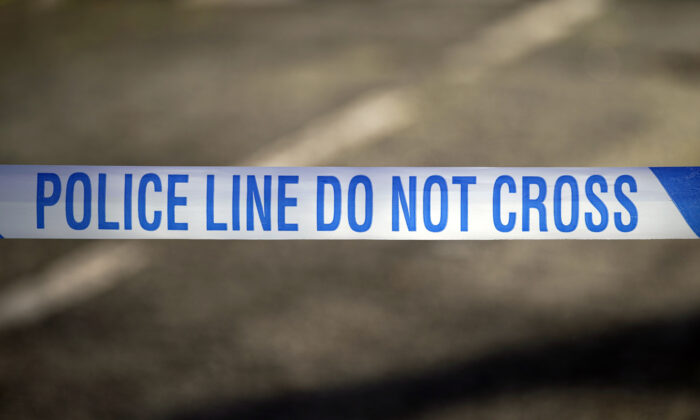 Undated photo of police tape. (Peter Byrne/PA)