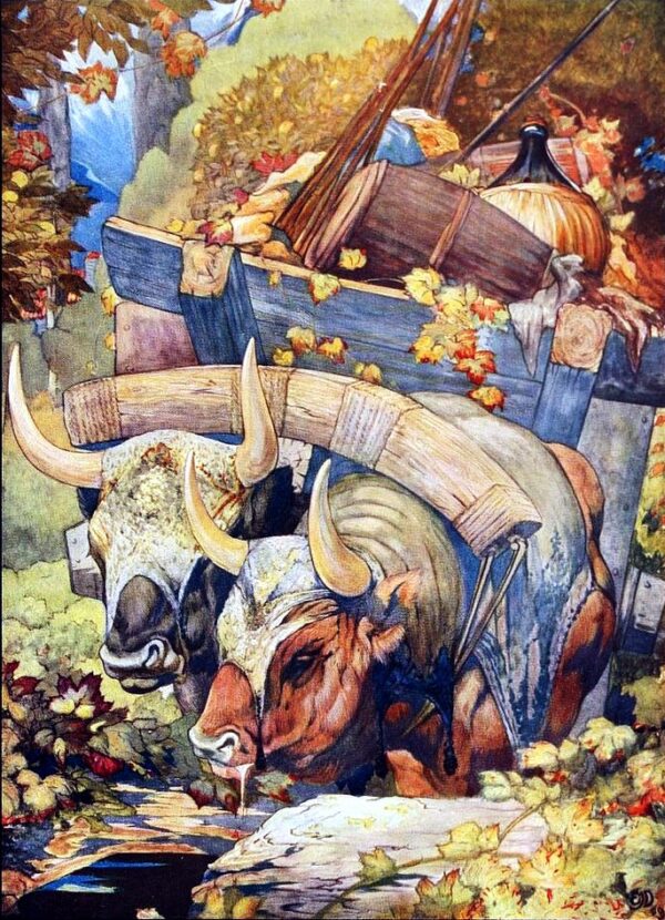 "The Oxen and the Axle-Trees"