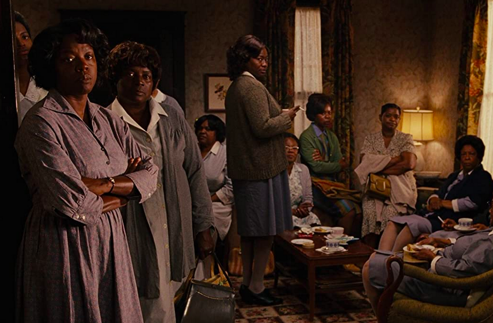 group of black maids in THE HELP