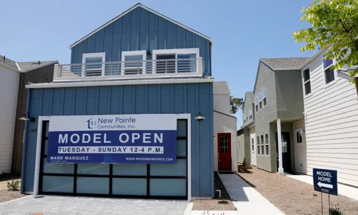 Newly constructed single family homes are shown for sale in Encinitas, Calif., on July 31, 2019. (Mike Blake/Reuters File Photo)