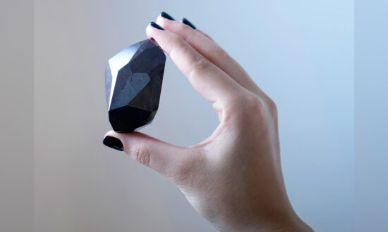 Rare 555.55-Carat Black Diamond Believed to Be From Outer Space Gets Unveiled in Dubai