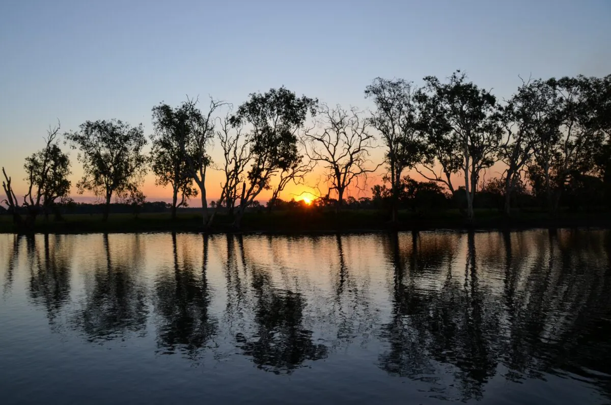 Sunset at Yellow Water in Kakadu National Park, Australia. (pen_ash/Pixabay)